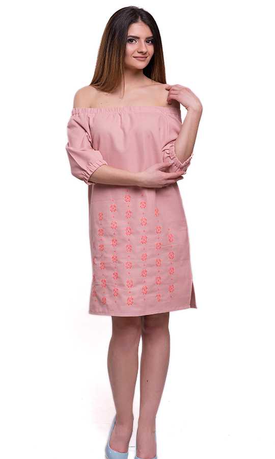 Молодіжна сукня ручної роботи SL18 - фото 1 vishivano4ka.com.ua