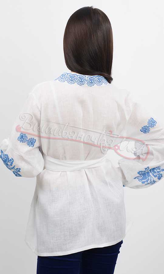 Блузка оригинального кроя 7307 - фото 4 vishivano4ka.com.ua