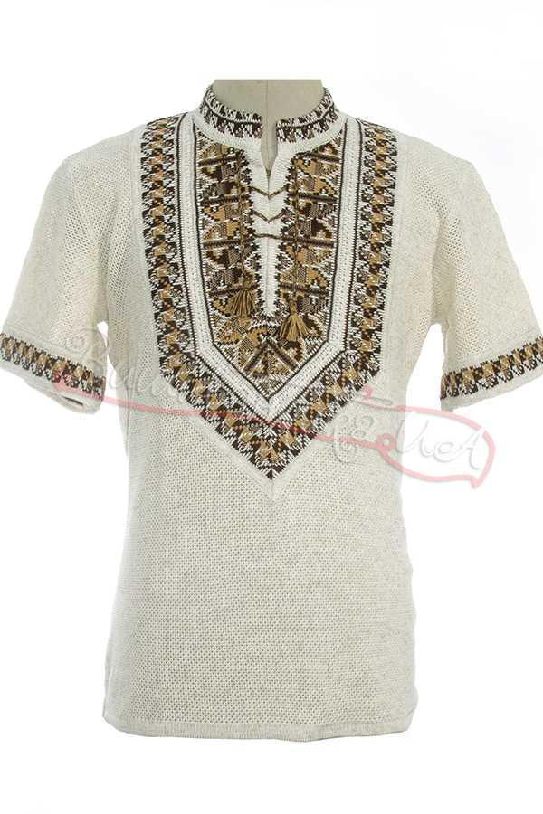 Чоловіча вязана вишиванка 5272 - фото 3 vishivano4ka.com.ua