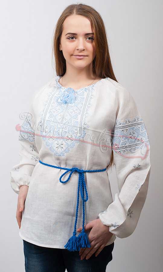 Жіноча вишиванка на льоні 3727 - фото 1 vishivano4ka.com.ua