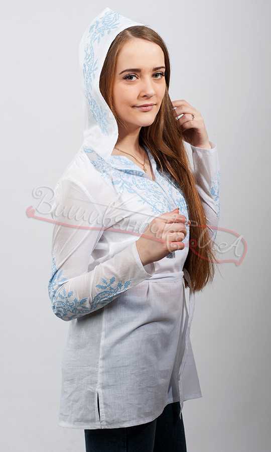 Женская вышиванка с капюшоном 3736 - фото 1 vishivano4ka.com.ua