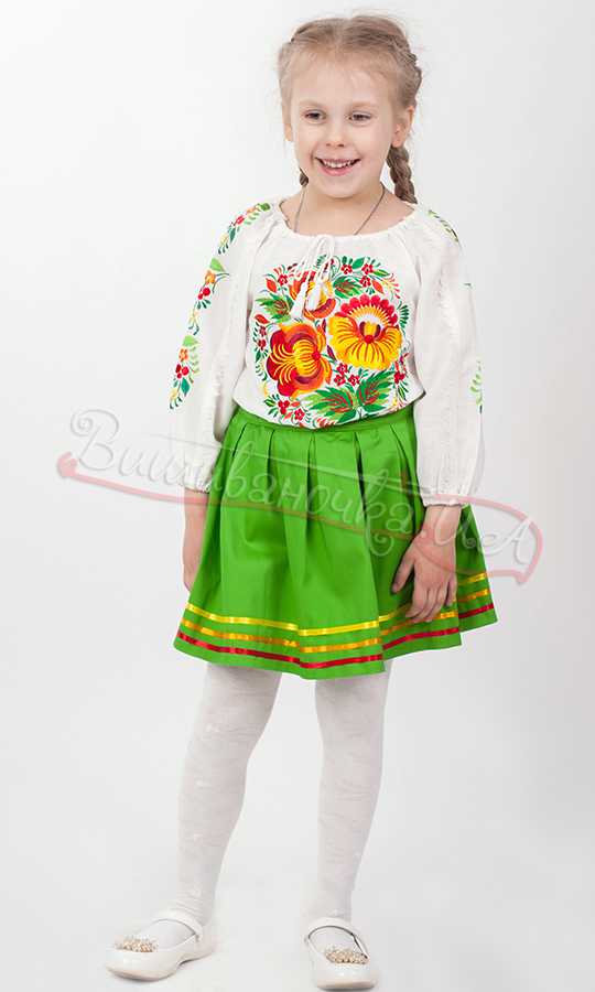 Вишиванка дитяча Петриківка 7062 - фото 2 vishivano4ka.com.ua