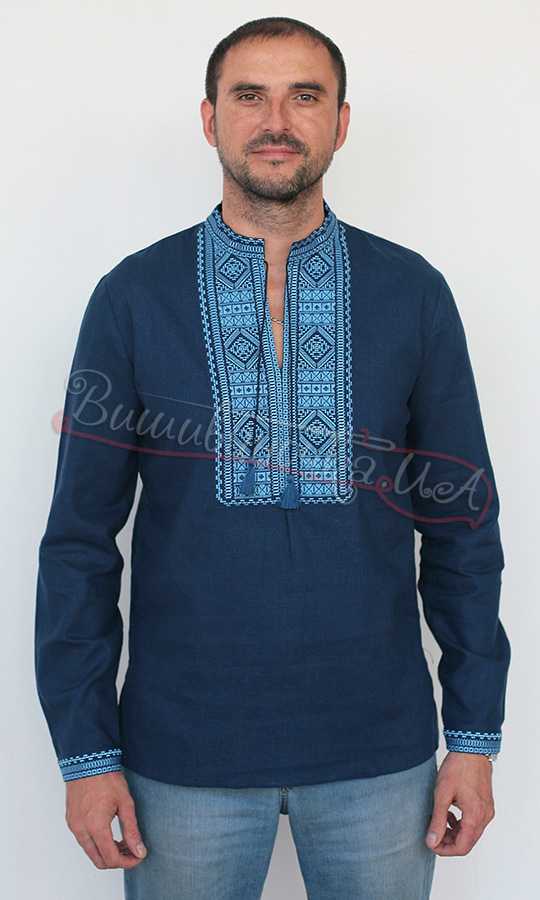 Чоловіча вишиванка, льон 2103 - фото 2 vishivano4ka.com.ua