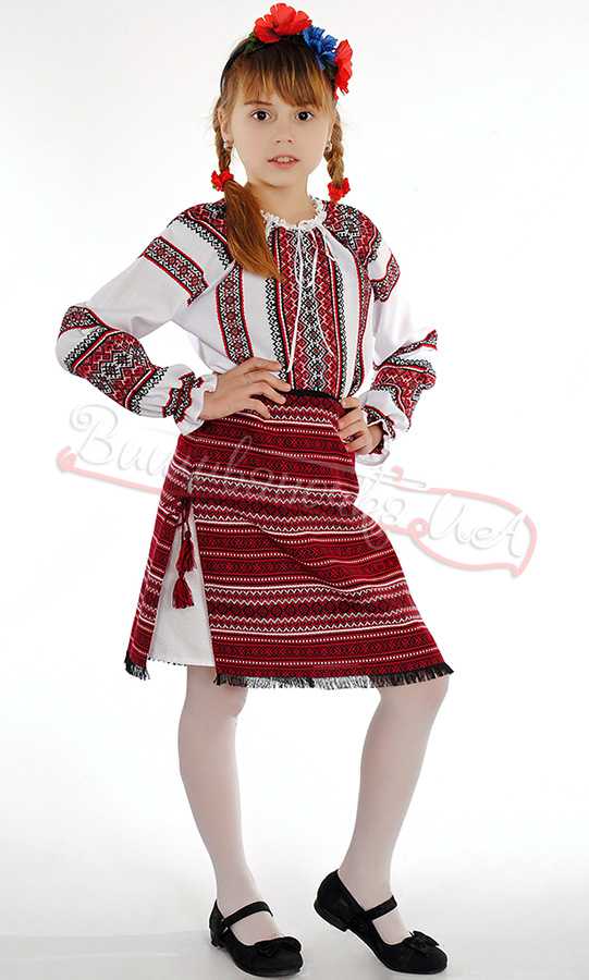 Сорочка вишита на дівчинку 0154 - фото 2 vishivano4ka.com.ua