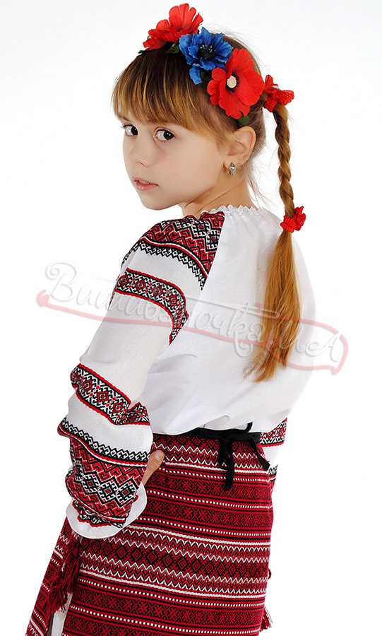 Сорочка вишита на дівчинку 0154 - фото 3 vishivano4ka.com.ua