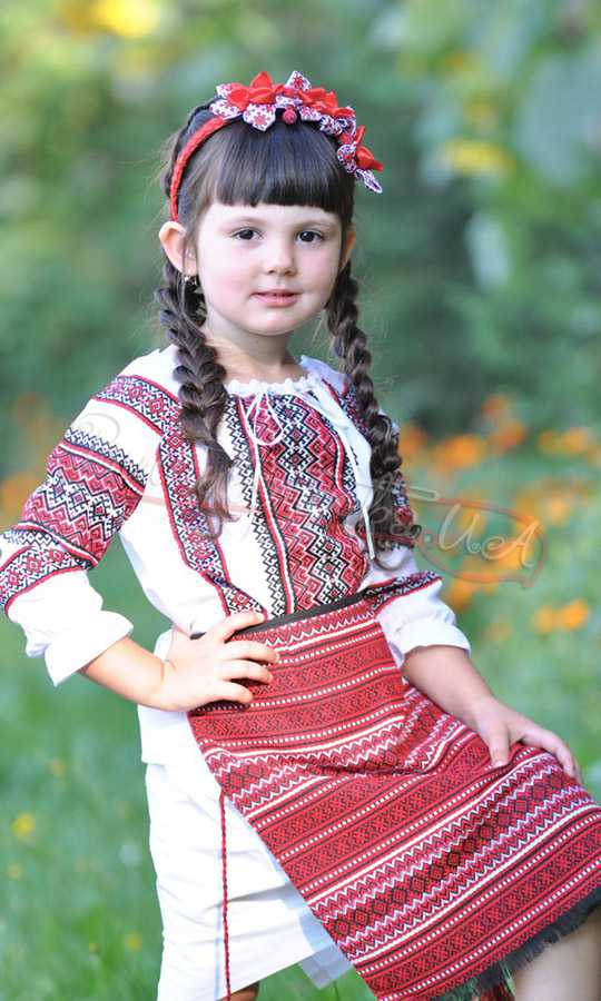 Сорочка вишита на дівчинку 0154 - фото 4 vishivano4ka.com.ua