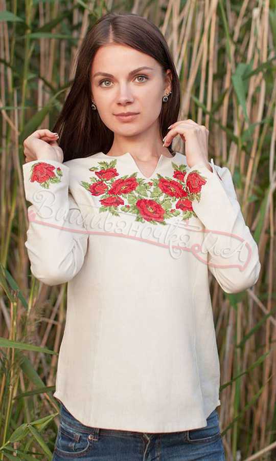 Українська жіноча вишиванка БЛ096 - фото 1 vishivano4ka.com.ua