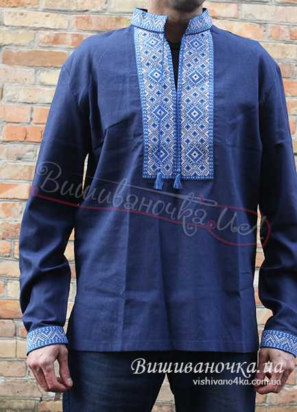 Вишиванка на льоні, чоловіча 2102 - фото 4 vishivano4ka.com.ua