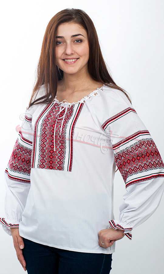 Сорочка- вишиванка жіноча, бавовна 0035 - фото 1 vishivano4ka.com.ua