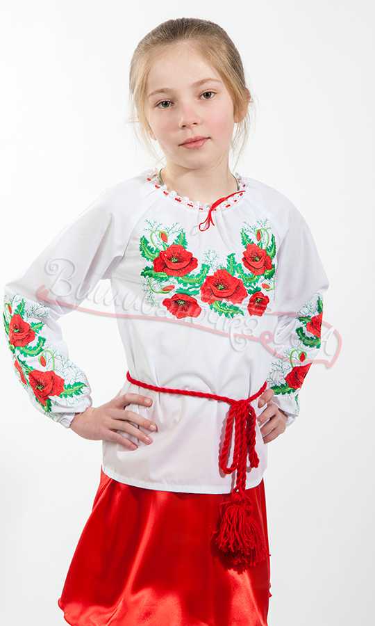 Вышиванка на девочку, хлопок 0172 - фото 1 vishivano4ka.com.ua