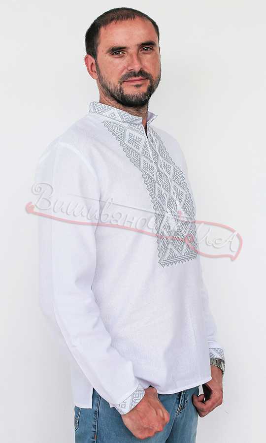 Українська вишиванка з длинным рукавом 3300 - фото 2 vishivano4ka.com.ua