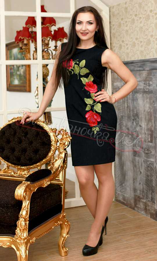 Вишита сукня без рукавів 7127 - фото 1 vishivano4ka.com.ua