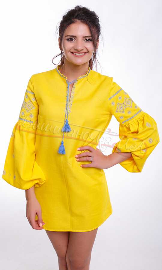 Яскраве жіноче плаття-туніка NY07 - фото 3 vishivano4ka.com.ua