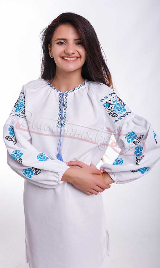 Платье женское с вышивкой NY03 - фото 2 vishivano4ka.com.ua