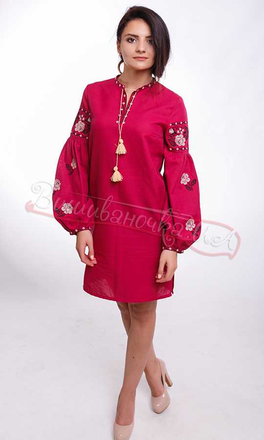 Платье женское с вышивкой NY04 - фото 1 vishivano4ka.com.ua