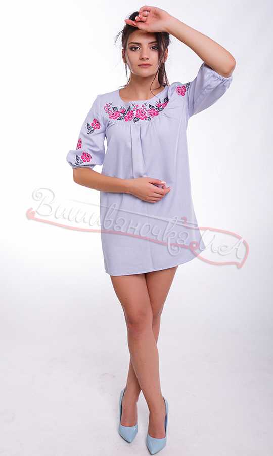 Плаття-туніка з вишивкою NY05 - фото 1 vishivano4ka.com.ua