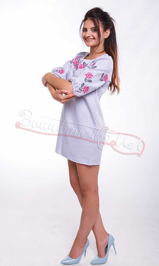 Плаття-туніка з вишивкою NY05 - фото 2 vishivano4ka.com.ua