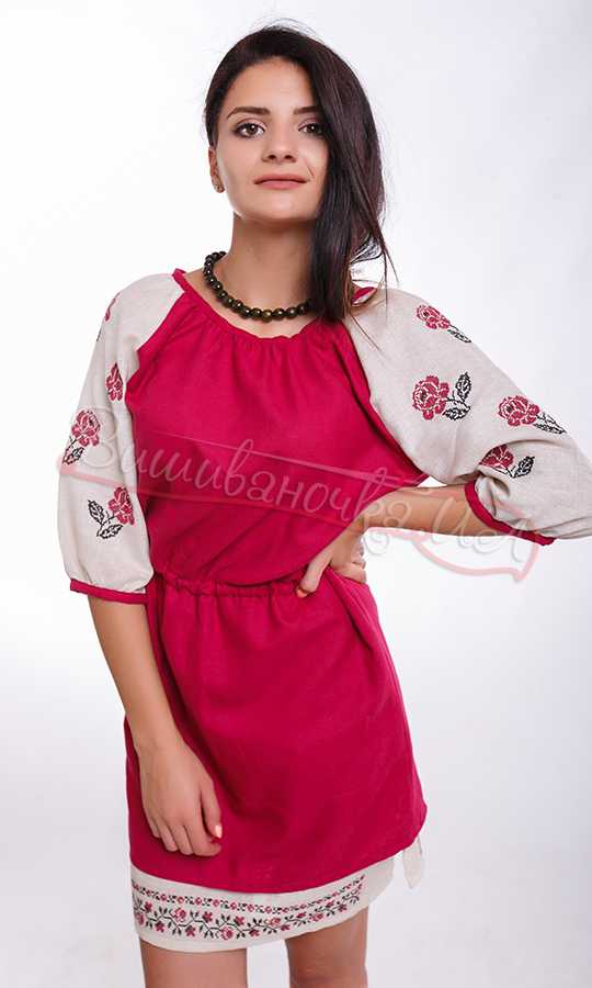 Красиве жіноче плаття NY06 - фото 3 vishivano4ka.com.ua