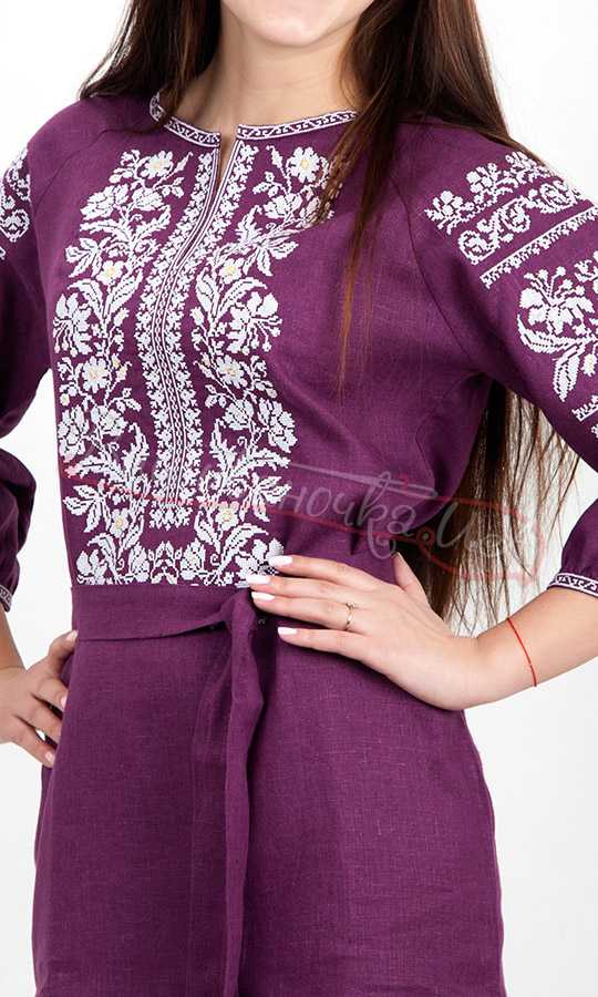 Плаття вишите з сокальським узором 4600 - фото 2 vishivano4ka.com.ua