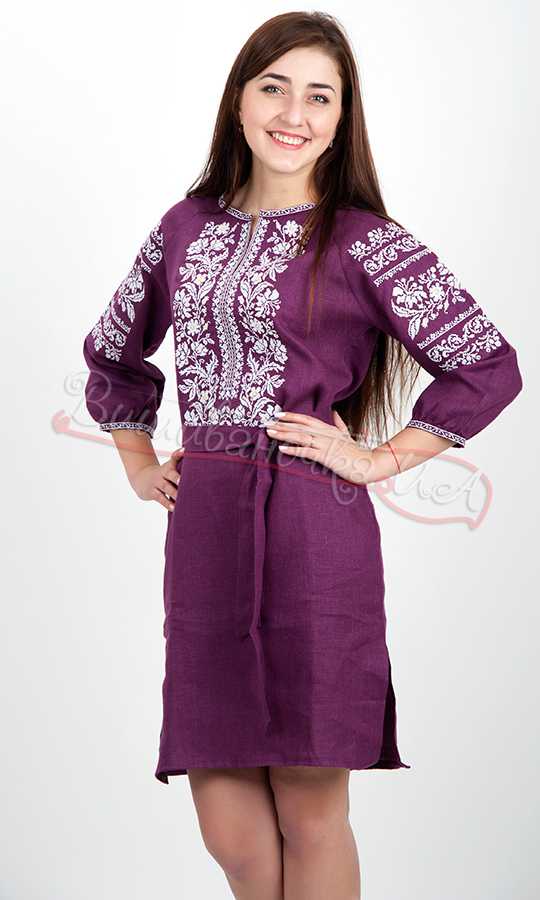 Плаття вишите з сокальським узором 4600 - фото 3 vishivano4ka.com.ua