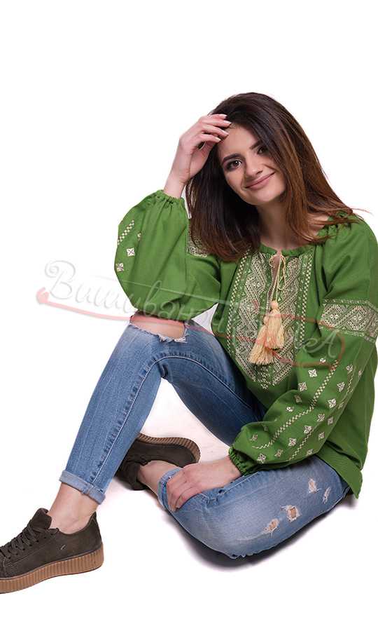 Оригінальна кольорова вишиванка SL42 - фото 4 vishivano4ka.com.ua