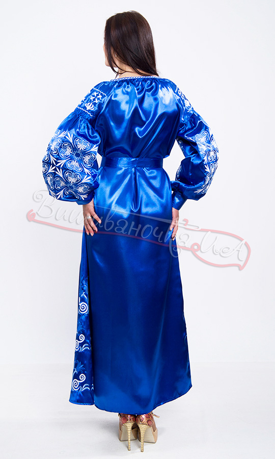 Вышито платье из атласа, велюра, твиста или льна 7212 - фото 5 vishivano4ka.com.ua