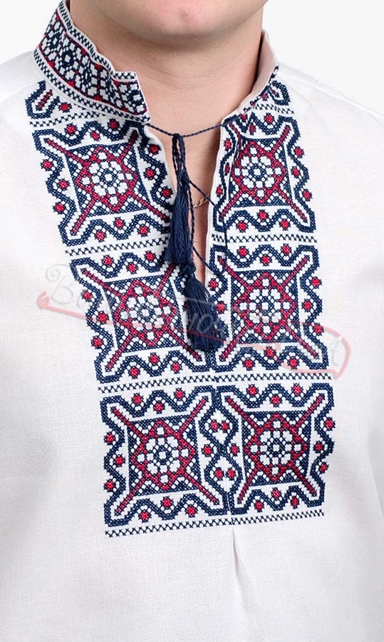 Мужская вышиванка, ручная вышивка 5113 - фото 2 vishivano4ka.com.ua