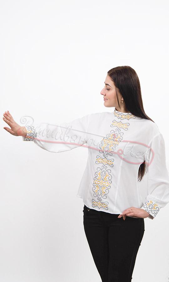 Елегантна блузка з вишивкою 7149 - фото 2 vishivano4ka.com.ua