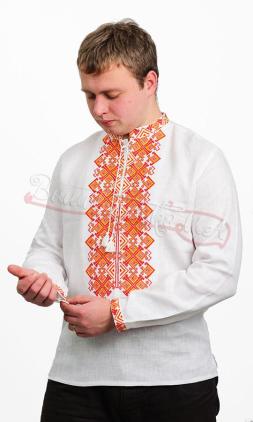 Вышиванка крестиком, мужская 3810 - фото 1 vishivano4ka.com.ua