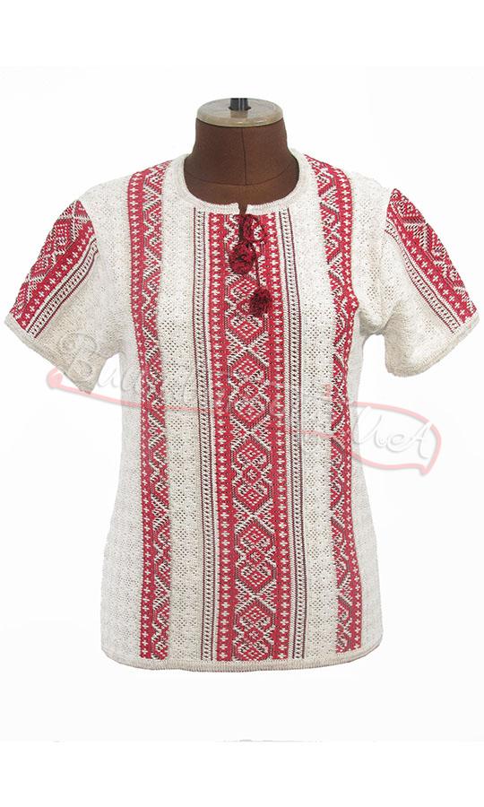 Женская вязаная вышиванка 5251 - фото 2 vishivano4ka.com.ua