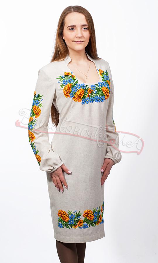 Жіноче плаття, бісер 7113 - фото 1 vishivano4ka.com.ua