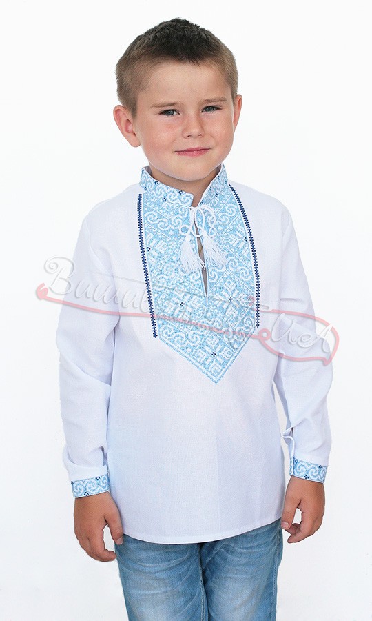 Гарна вишиванка на хлопчика 7767 - фото 1 vishivano4ka.com.ua