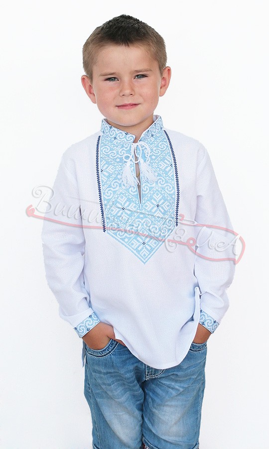 Гарна вишиванка на хлопчика 7767 - фото 2 vishivano4ka.com.ua