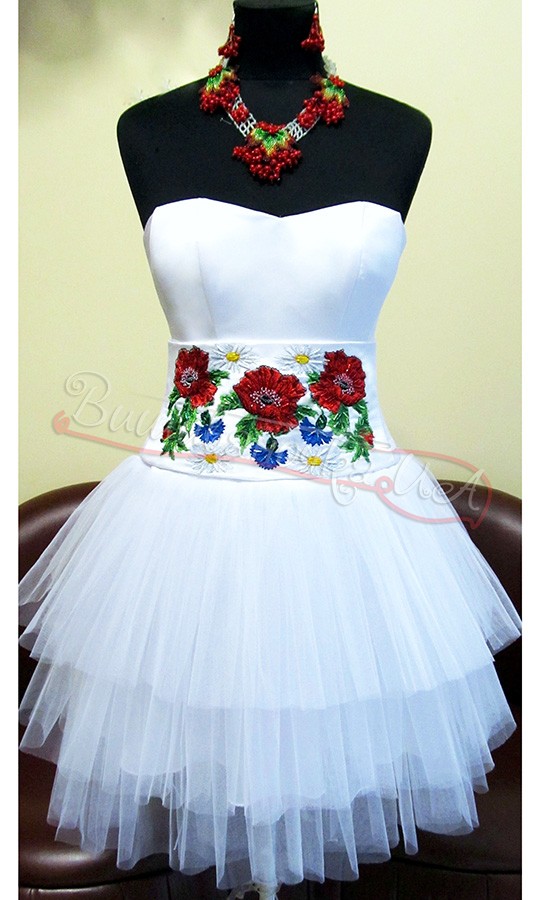 Вечернее платье женское, с вышивкой 3021 - фото 1 vishivano4ka.com.ua