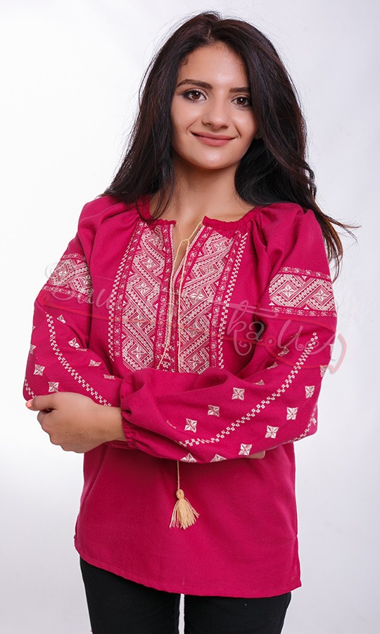 Яркая женская вышиванка NY26 - фото 2 vishivano4ka.com.ua