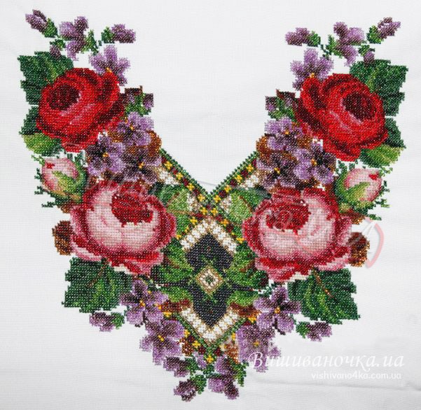 Блуза-вишиванка з квітковим узором 7011 - фото 3 vishivano4ka.com.ua