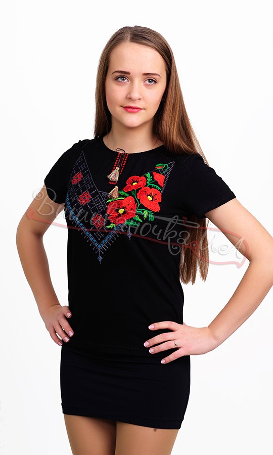 Жіноча футболка з вишивкою 3413 - фото 1 vishivano4ka.com.ua