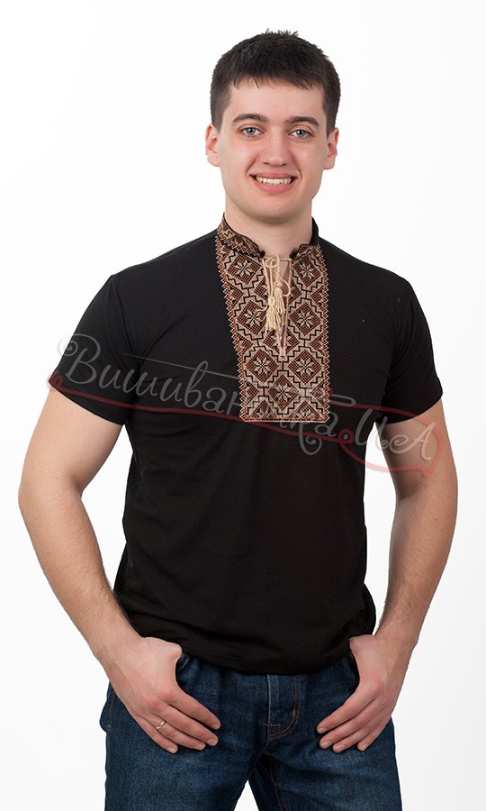 Футболка вышиванка мужская 3614 - фото 1 vishivano4ka.com.ua
