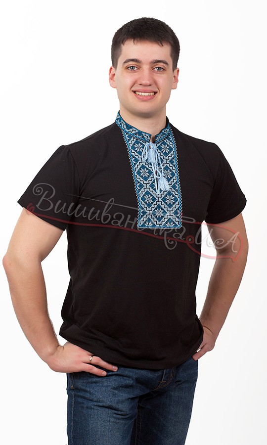 Мужская вышитая футболка, короткий рукав 3613 - фото 1 vishivano4ka.com.ua