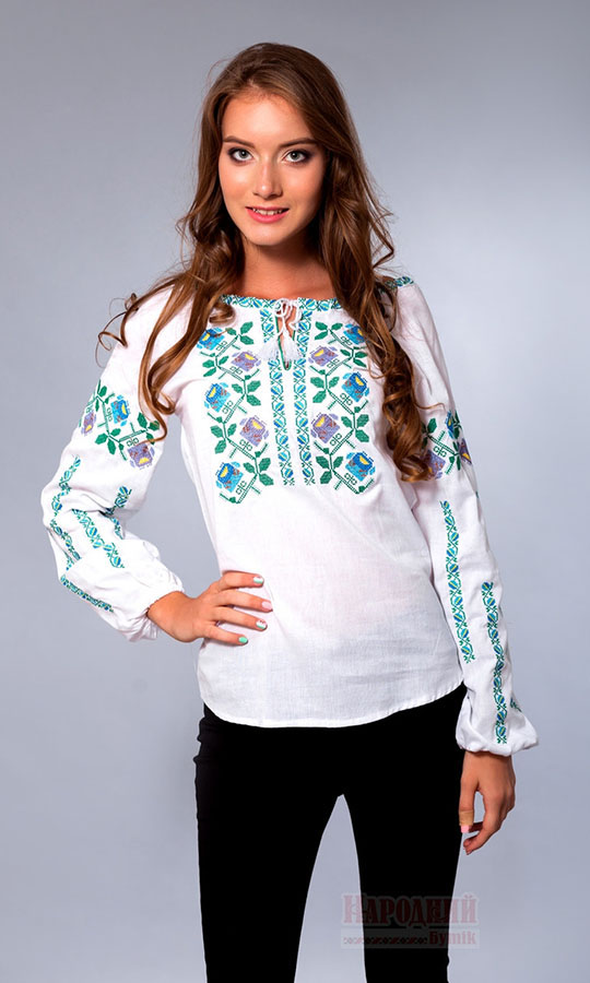 Рубашка вышитая женская 1032 - фото 1 vishivano4ka.com.ua