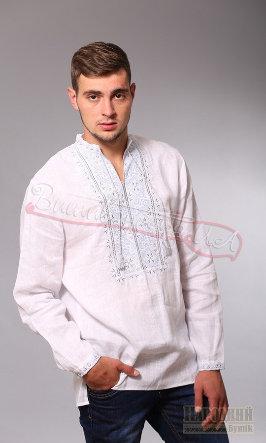 Вишиванка чоловіча на льоні 3813 - фото 3 vishivano4ka.com.ua