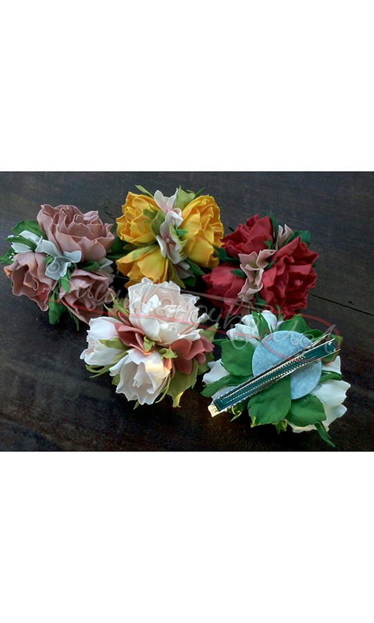 Різнокольорові заколки для волосся В21 - фото 1 vishivano4ka.com.ua