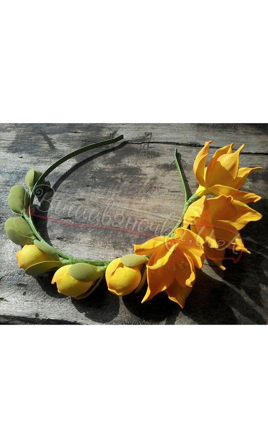 Яскравий обруч для волосся В27 - фото 1 vishivano4ka.com.ua