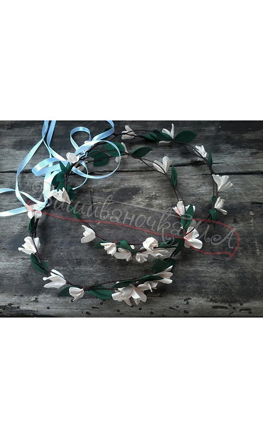 Венок-украшение в прическу В55 - фото 1 vishivano4ka.com.ua