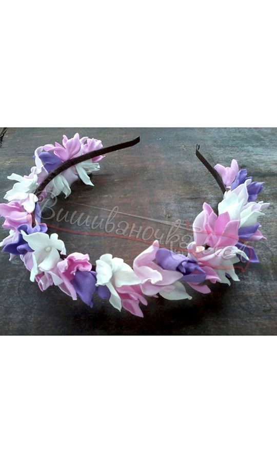 Стильный обруч для волос В45 - фото 1 vishivano4ka.com.ua