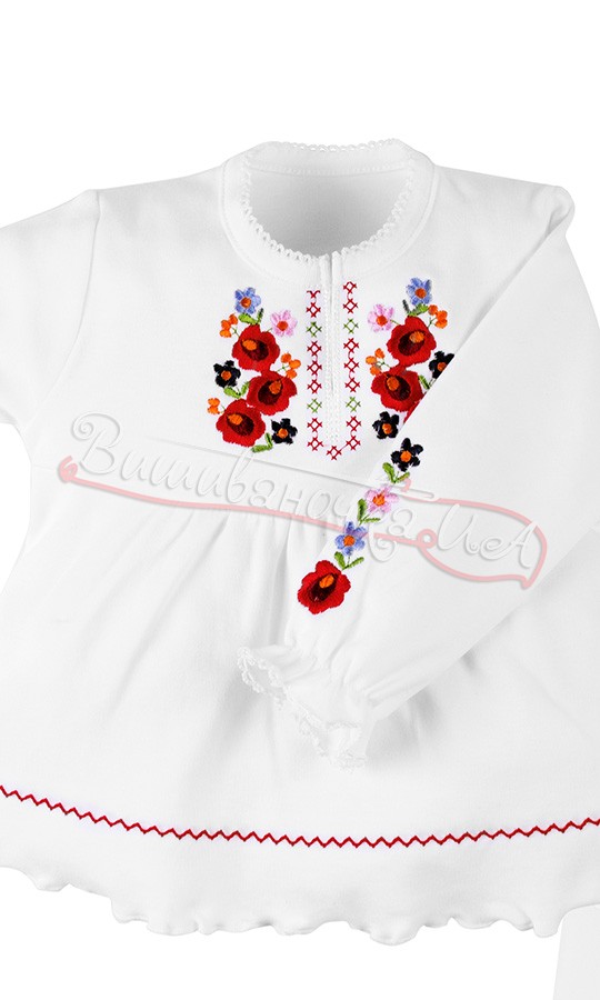 Святковий комплект для хрестин для дівчинки 17-1.1 - фото 2 vishivano4ka.com.ua