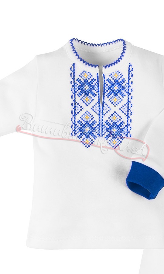 Святковий комплект для хрестин для хлопчика 18-2.1 - фото 2 vishivano4ka.com.ua