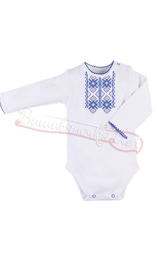 Боді для хлопчика з вишивкою 30-1.1 - фото 1 vishivano4ka.com.ua