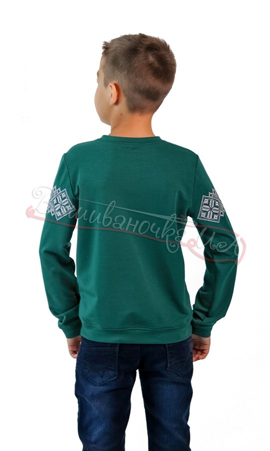 Вышитая кофта с геометрическим орнаментом 6402 - фото 2 vishivano4ka.com.ua