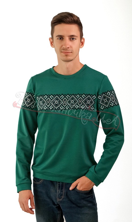 Кофта чоловіча з геометричним узором 6207 - фото 1 vishivano4ka.com.ua